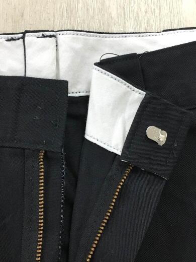 画像：DICKIESUSA製/TALONジップ/フロントホック欠/ボトム/34/コットン/BLK6