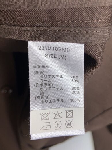 商品画像：セットアップ/L/ポリエステル/BRW/231M10BM01// 4
