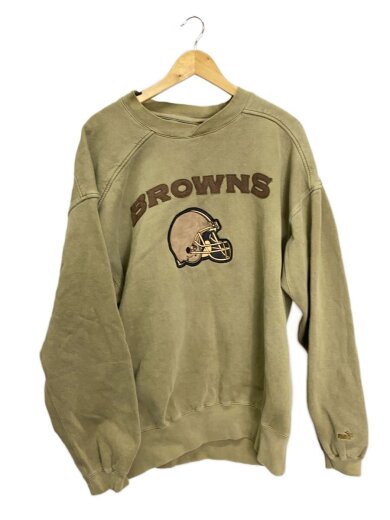 商品画像：スウェット/L/コットン/KHK/クリーブランドブラウンズ 1
