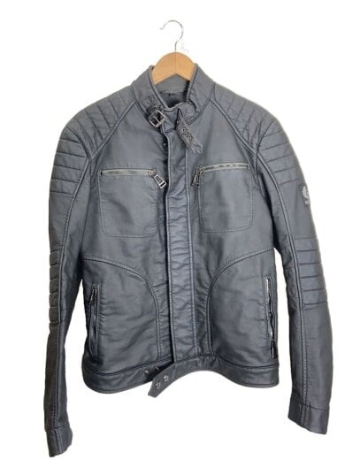 商品画像：レザージャケット・ブルゾン/48/--/BLK/71050226 1