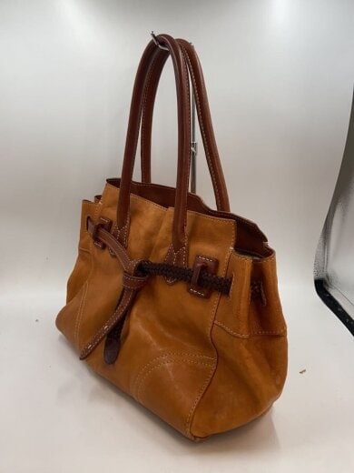 商品画像：ハンドバッグ/レザー/BRW/無地 2