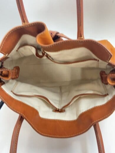 商品画像：ハンドバッグ/レザー/BRW/無地 6