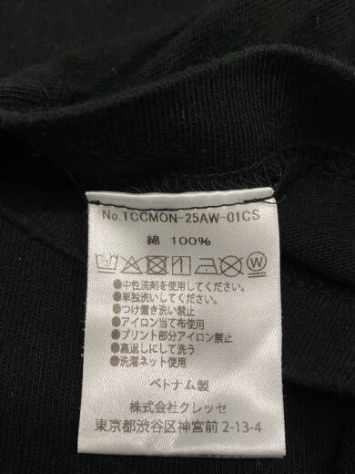 商品画像：Tシャツ/--/コットン/BLK/TCCMON-25AM-01CS// 4
