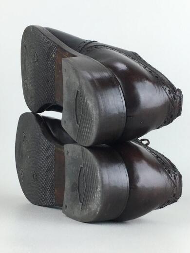 画像：J.M.WESTONセミブローグ/ドレスシューズ/UK7.5/BRW/レザー/踵部分ダメージ有3