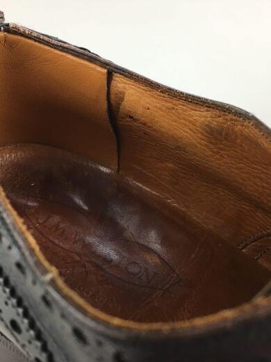 画像：J.M.WESTONセミブローグ/ドレスシューズ/UK7.5/BRW/レザー/踵部分ダメージ有9