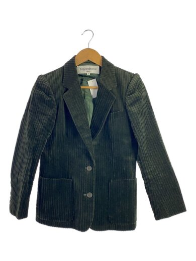 画像：YVES SAINT LAURENTテーラードジャケット/M/コーデュロイ/KHK1