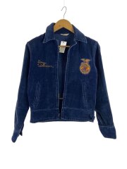 OFFICIAL F.F.A/50s/ジャケット/コーデュロイ/NVY/ジップ破損考慮