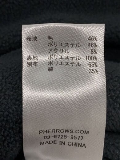 商品画像：RETRO PILE FLEECE JACKET/フリースジャケット/XL/ウール/BLK/21W-PPJ1-Mt 4