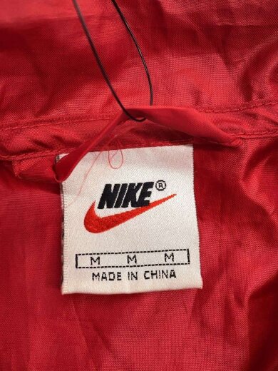 商品画像：90s/銀タグ/ナイロンジャケット/M/ポリエステル/RED/無地/90s/銀タグ 3