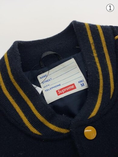 商品画像：スタジャン/M/ウール/NVY 6