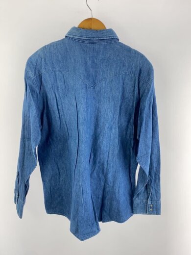 商品画像：長袖シャツ/XL/コットン/BLU/チェック 2