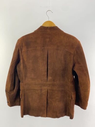 商品画像：レザージャケット・ブルゾン/M/羊革/BRW/無地/g14-1556 2