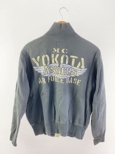 画像：TOYs McCOYJOHNSON MOTORS/スウェット/フルジップ/両面プリント/L/コットン/GRY2