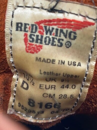 商品画像：レースアップブーツ/28.5cm/BRW/レザー/8166 5