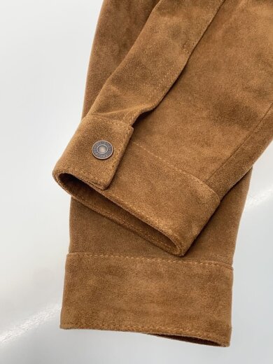 商品画像：別注 TYPEⅢ スウェードトラッカージャケット /M/ポリエステル/BRW/無地/PC9-0022 6