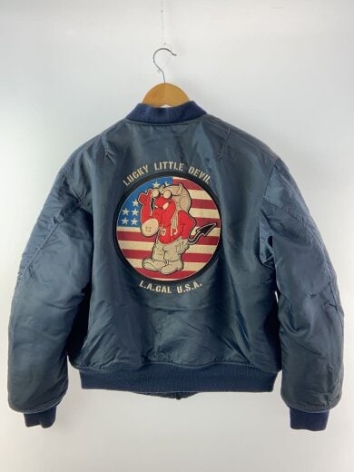 商品画像：フライトジャケット/42/ナイロン/NVY/2067262 2