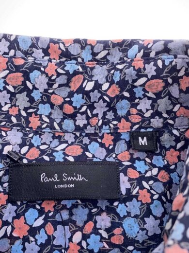 商品画像：長袖シャツ/M/コットン/BLU/花柄/PL-WR-42754 3