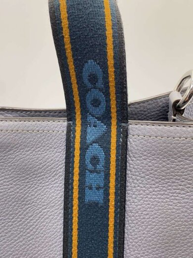 商品画像：ショルダーバッグ/レザー/BLU/無地/M2377-CM067 5