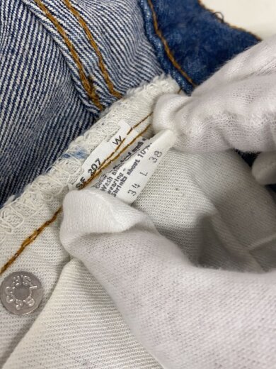 商品画像：ストレートパンツ/34/コットン/IDG/赤耳/524/毛羽立ち 6