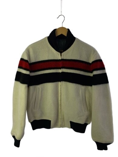 商品画像：50s~60sリバーシブルジャケット/40/ポリエステル/WHT/内ポケ穴有 1