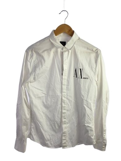 商品画像：長袖シャツ/S/コットン/WHT/無地/3LZC18 ZNAUZ 1