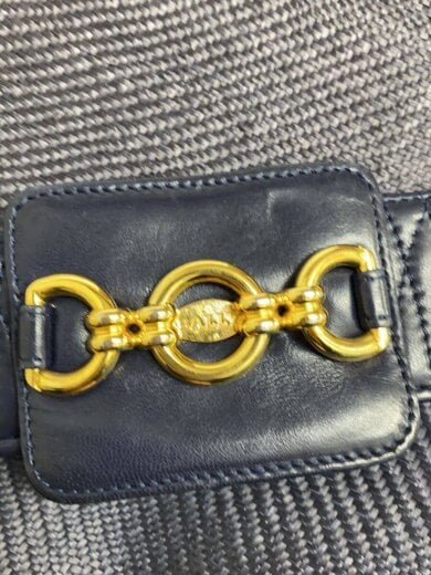 商品画像：キルティング/異素材切替/角スレ/ショルダーバッグ/--/NVY/無地 5