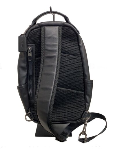 商品画像：ショルダーバッグ/レザー/BLK/無地/M1957-89908// 3