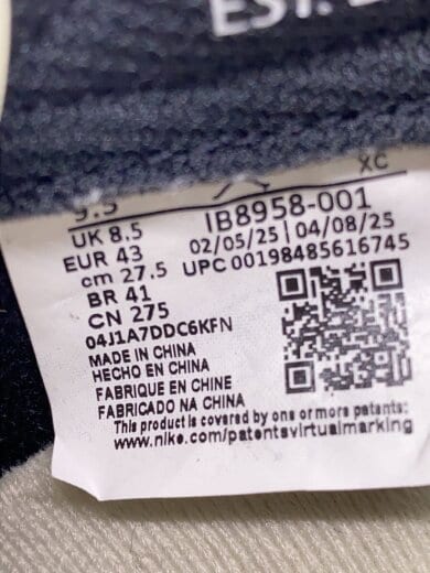 商品画像：X NIGEL SYLVESTER AIR JORDAN 1 LOW OG_X ナイジェルシルベスター エア/27. 5