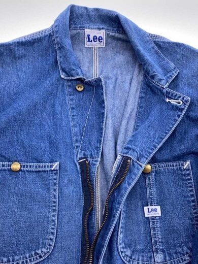 商品画像：オーバーオール/L/デニム/IDG/無地/LM7213 3