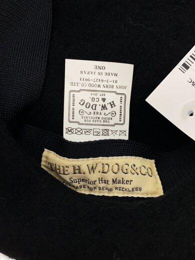 商品画像：Basic Beret/ベレー帽/FREE/ウール/BLK/無地/メンズ/D-00219 5