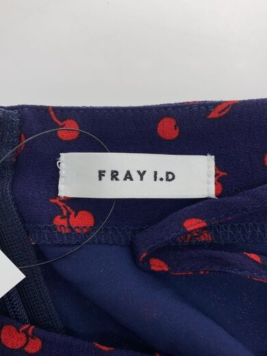 商品画像：25SS/フルーツプリント2WAYオフショルワンピース/0/レーヨン/NVY/総柄/FWFO25 3