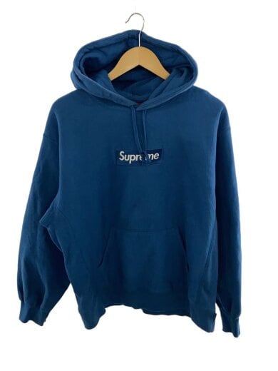 商品画像：23AW/BOX LOGO/パーカー/M/コットン/BLU 1