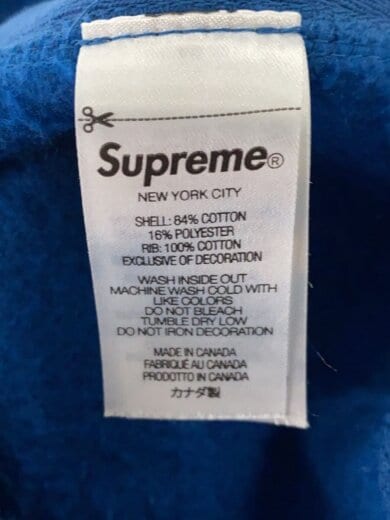 商品画像：23AW/BOX LOGO/パーカー/M/コットン/BLU 4
