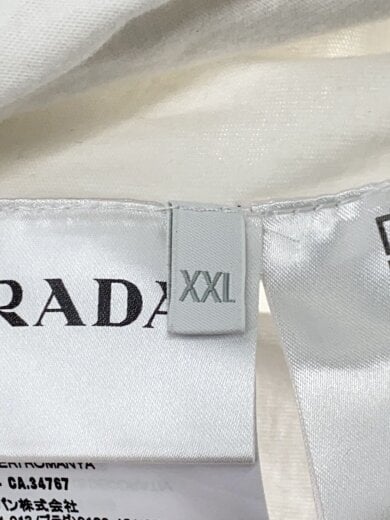 画像：PRADATシャツ/XXL/コットン/WHT/UJN5554