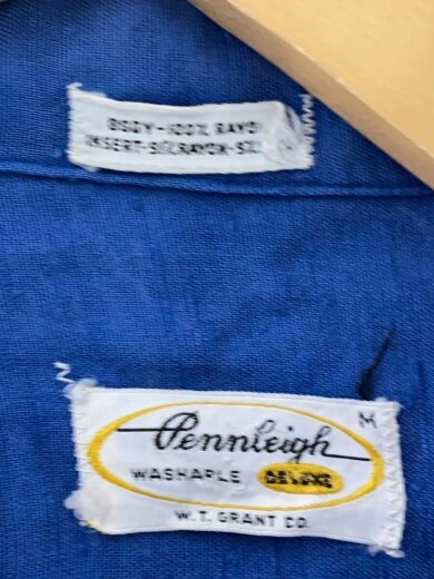 商品画像：PENNLEIGH/長袖シャツ/M/レーヨン/BLU 3