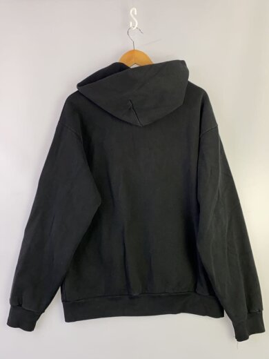 商品画像：ジップパーカー/L/コットン/BLK/無地 2
