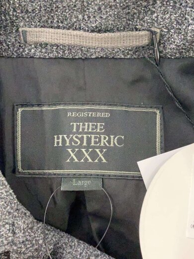 商品画像：ピーコート/L/ポリエステル/GRY/無地/06193AC02 3