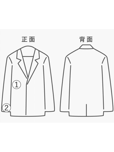 商品画像：NURSE KNIT CARDIGAN/4/ポリエステル/BLK// 7