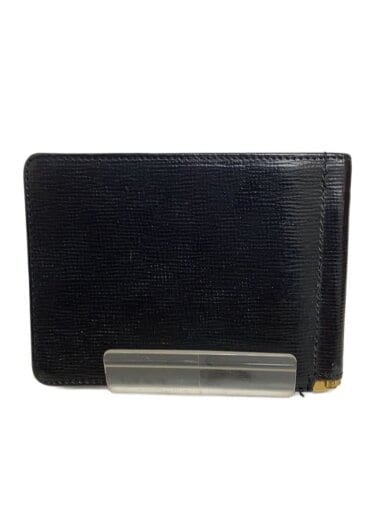 商品画像：2つ折り財布/レザー/BLK/メンズ// 2