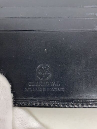 商品画像：2つ折り財布/レザー/BLK/メンズ// 3