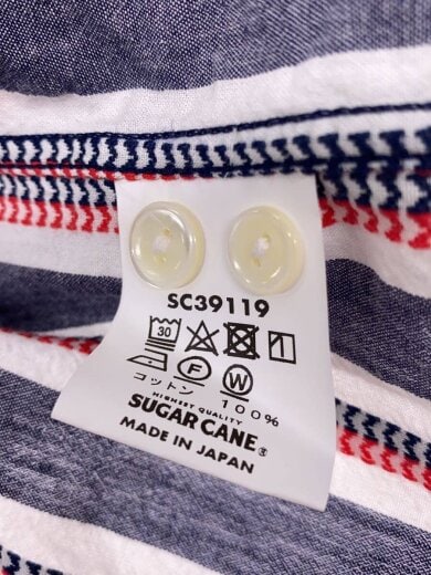 商品画像：半袖シャツ/M/コットン/BLU/総柄/SC39119// 4
