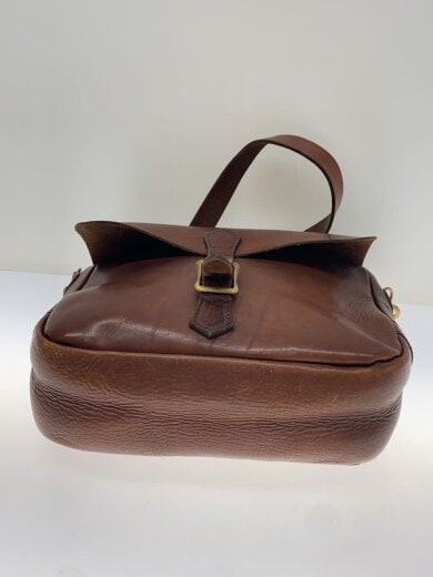 商品画像：LEATHER POSTMAN MINI SHOULDER BAG/レザー/BRW/無地// 4