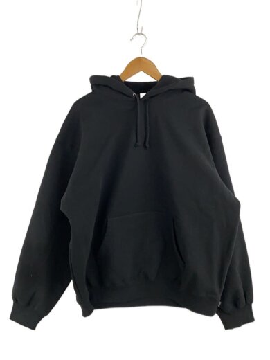 商品画像：satin applique hooded sweatshirt/XL/コットン/BLK// 1