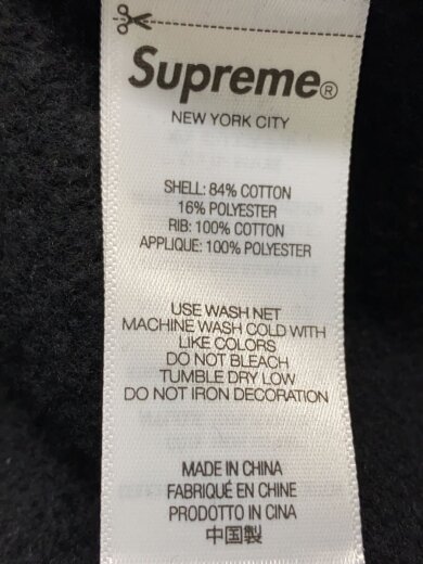 商品画像：satin applique hooded sweatshirt/XL/コットン/BLK// 5