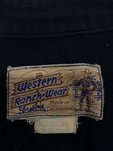 商品画像：40-50s/VT/WESTERN RANCH WEAR/ウエスタンシャツ/BLK// 3