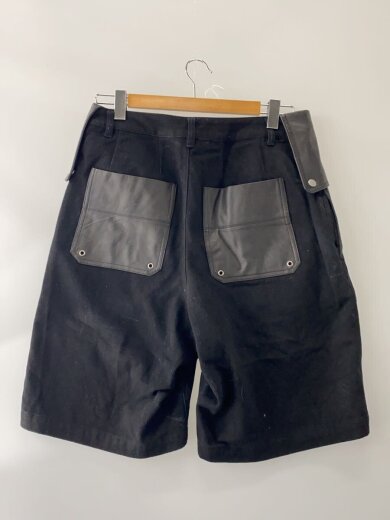 商品画像：JENT LOUIS/ショートパンツ/M/コットン/BLK/2503-JLS-FPT0014// 2