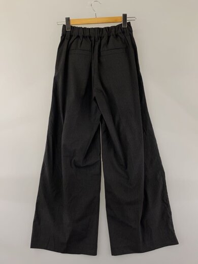 商品画像：CS/stripe cross tuck drape/スラックスパンツ/1/GRY/ストライプ/551104// 2