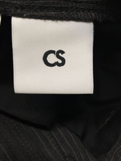 商品画像：CS/stripe cross tuck drape/スラックスパンツ/1/GRY/ストライプ/551104// 4