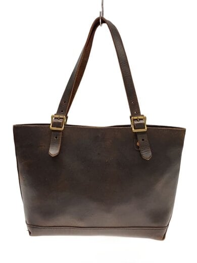 商品画像：LEATHER TRAVEL TOTE BAG LARGE/レザー/BRW// 1
