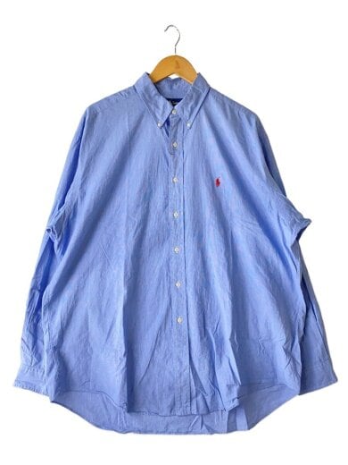 商品画像：長袖シャツ/XL/コットン/BLU// 1